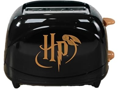Uncanny Brands Grille-pain Harry Potter Icon 2 tranches - Toasts Harry Potter sur votre toast - Appareil de cuisine amusant - Compact et facile à nettoyer