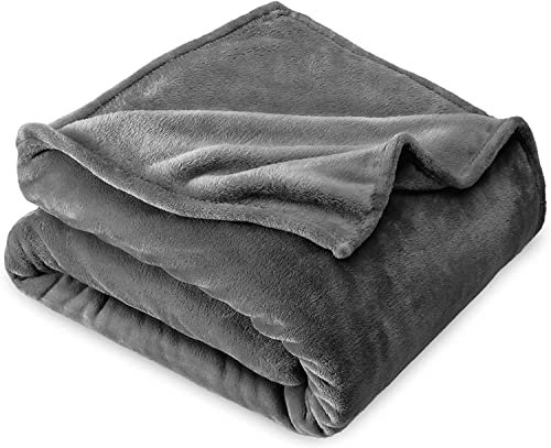 Octopus Super weiche Fleecedecke leichte Mikrofaser Decke kuschlige Tagesdecke f5705 Farbe: Grau (1483), Gr. 150 x 200