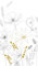Livingwalls Vliestapete - Minimalistische Tapete Blumen in Schwarz, Senfgelb und Weiß - Wandtapete für verschiedene Räume - Wandbild XXL 2,80 m x 1,59 m