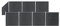 Homgoday WPC Zaunset 7 eckig + 1 schräg 1311x186 cm grau