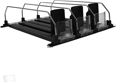 DECHOUS 3 Piezas Traficante de Bebidas Organizador de Botellas de refresco Soporte para Botella de Agua para Nevera Estante holgazanear Mini Organizador de latas de refresco refrigerador