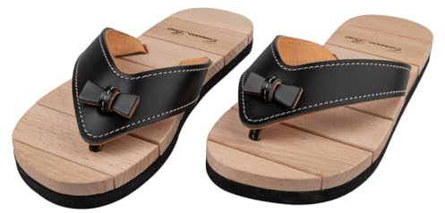 Tong femme 38/39, à semelle de Bois articulée, une innovation durable, ultra-respirante, une sensation comme pied nu. Fabrication artisanale.