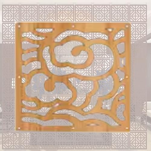 Raumteiler Modernes Geometrisches Hängendes Raumteilerpaneel, Hängende Raumtrenner Von Der Decke/ Home Office Decoratio Trennwand, Für Studio Restaurant Club Büro, Holz Kunststoff ( Color : 26 PCS , S