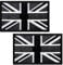 TXSN 2PCS Union Jack Flag Patches, Tactical Hook&Loop Fasten Embroidered Patches for Tactical Gears