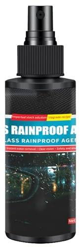 Anti Fog Windshield & Glasses Spray,Anti Fog Spray,Glass Oil Film Removal Agent,Rain Repellent for Car Windshield,Car Glass Anti-Fog Hydrophobic Coating Spray,Automobile Glass Anti Fog Spray,50ML