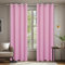 Deconovo Verdunkelungsvorhänge mit Ösen Blickdichte Wohnzimmer GardinenDicke Thermovorhang Kälteschutz Thermogardine mit Linienmuster, 240x140 cm(HöhexBreite), Rosa, 2er Set