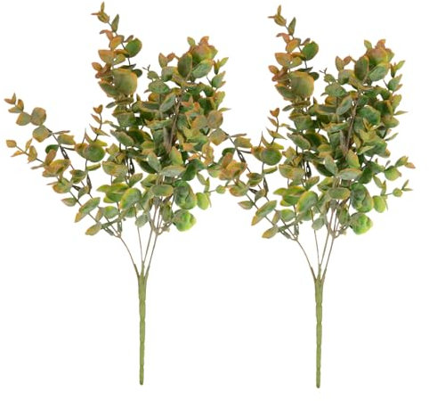 BESTOYARD 2stücke Künstliche Blumenschmuck Seidenblumendekoration Künstliches Grünornament Für Home Dekoration Hochzeitsdekoration Blume Grün