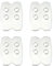 LT Easiyl Fahrradschuh-Clips, kompatibel mit Shimano SPD SM-SH51 SM-SH52 SM-SH55 SM-SH56 29,4 x 39,3 mm Fahrradschuhe, Fahrradpedal-Stollen, 4 Stück