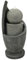 Cascading Outdoor Water Feature Electric Garden Fountain Cement Grey Warm White LED Light Plug-In Pump 7m Cable Statue Straight Waterfall Home Patio Decor Zen Cascade FREE Cleaning Brush