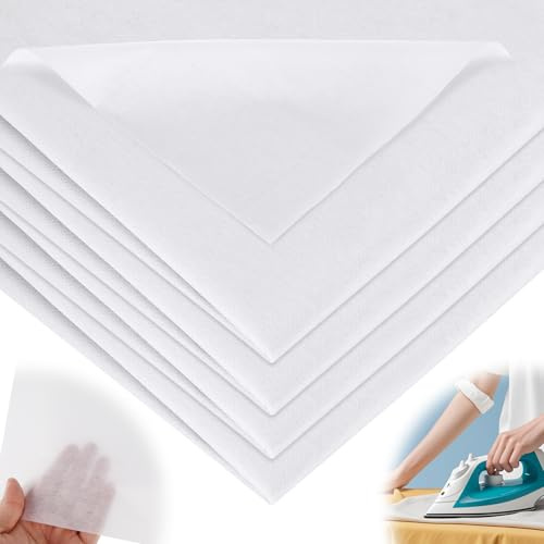 Bügelvlies Stoff, Bügelvlies zum Verstärken 100 x 200 cm, 50g/m² | Breit Bügelvliess, Einlagestoff zum Aufbügeln, Bügelfliesenline, Vliesstoff für Nähen, Quilten, Basteln, Schneidern