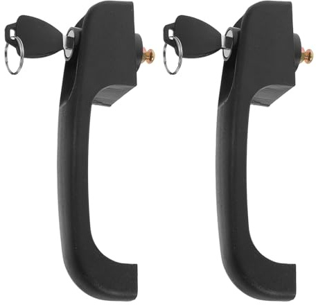 BUGUUYO 2 Stück Türgriffe aus Verstärktem Kunststoff für Elektrische Lastendreiräder Ergonomischer Türriegel für Fahrerkabinen von Gabelstaplern und Traktoren Langlebiger Ersatzgriff