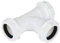 Merriway BH02911 Waste Compression Tee Connector, 32mm , White