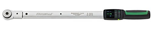 Schraubenschlüssel / elektronischer Drehwinkel- / Drehmomentschlüssel MANOSKOP® | auslösend und anzeigend, dokumentationsfähig, auch für Einsteckwerkzeuge | 20-200 N·m, 12,5 mm