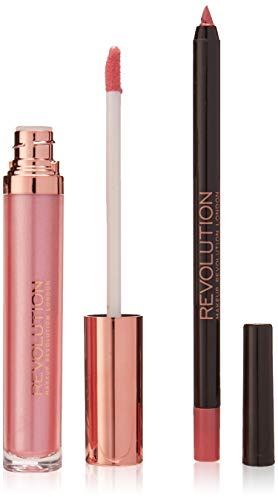 Makeup Revolution - Flüssiger Lippenstift - Retro Luxe Kits Metallic - In Waiting