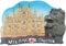 3D-Kühlschrankmagnet, Mailand-Kathedrale, Milano, Italien, Dekoration für Zuhause und Küche, Dekoration, Kühlschrankmagnet, Touristen-Souvenir, Geschenk