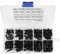 M3 Viti e Dadi Set, 300 Pezzi Nero 10,9 Grado Testa a Bottone Vite a esagono Incassato Bullone Dado Assortimento Kit, per elettrodomestici per la casa e l'ufficio per Macchine