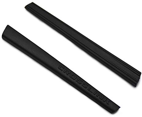 SOODASE Black Replacement Silicone Earsocks Rubber Kit For Oakley Crosslink Pitch Sunglasses