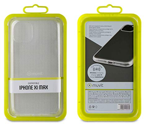 Muvit Funda Cristal Soft Apple iPhone 11 Pro MAX Transparente