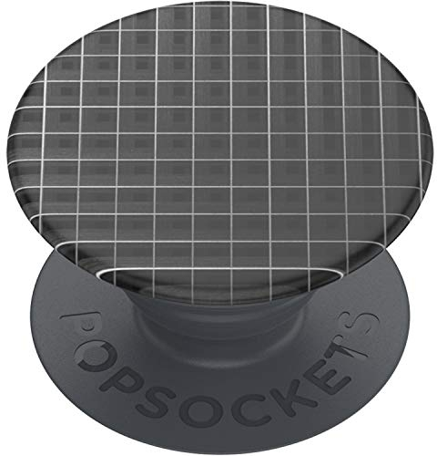 PopSockets: PopGrip Basic - Ausziehbarer Sockel und Griff für Smartphones und Tablets [Top Nicht Austauschbar] - Grid Work