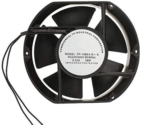 Ventilateur axial Aramox, ventilateur axial à courant alternatif FP-108EX-S1-S AC220V 38W ventilateur de refroidissement à roulement à billes ovale