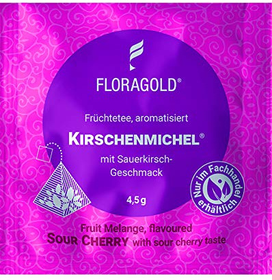 Floragold Früchtetee Kirschenmichel® 100er Pyramidenbeutel