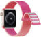 Lobnhot Cinturino Nylon Compatibile con Apple Watch 40mm 38mm 41mm, Sport Regolabile per iWatch Serie 10 9 8 7 SE 6 5 4 3 2 1, Melograno