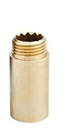 Brass Radiator Valve Extension - Tap Pipe Connection Extension - 1 / 25mm