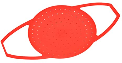 Basket Silicone Basket Vegetable Folding Insert With Handle Rinse Strainer For Veggie Fish Seafood Cooking Red Saucepan Divider Baskets