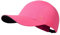 GADIEMKENSD Women's Race Day Running Hat Performance Mesh Baseball Cap - Excellent Ventilation, Lightweight, Reflective Safety Ponytail Hats for Exercise Golf Hiking Beach Workout Gym Bright Pink