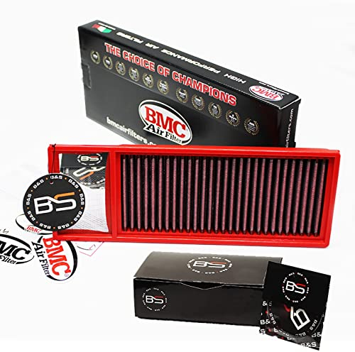 B&S Kit Filtro Aria Sportivo Aspirazione Rigenerabile Lavabile FB616/20 con Profumatore Interni