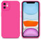 Cadorabo Hülle kompatibel mit Apple iPhone 12 Schutzhülle TPU Silikon Case Liquid Design mit Kameraschutz Slim Kratzfest Weiche Gummi mit Rundumschutz Case Hülle für iPhone 12 in Pink