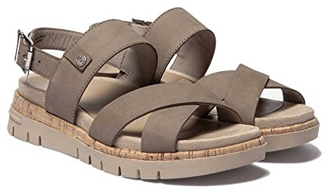 TBS Femme ZAGARIA Sandale, Beige, 37 EU