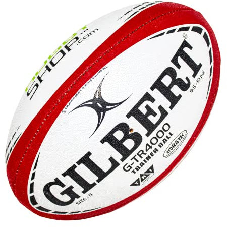 Gilbert G-TR4000 - Palla da rugby, taglia 5, colore: Rosso