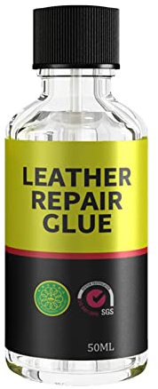 Leather Glue Repair Kit, Leather Adhesive Glue Practical Leather Restorer, Leather Glue Repair Kit For Rips, Tears And Holes, Glue Adhesive For Furniture Car Seats Sofa Purses Bags Jackets Coats