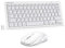 Mini Teclado y Raton Inalámbrico Ultra Delgado, TECKNET 2.4G Ergonómico Teclado, Toque Silencioso, Distancia de Rrabajo de 15 M, Portátil Teclado y Mouse per PC/Smart TV/Ordenador (Español,con la Ñ)