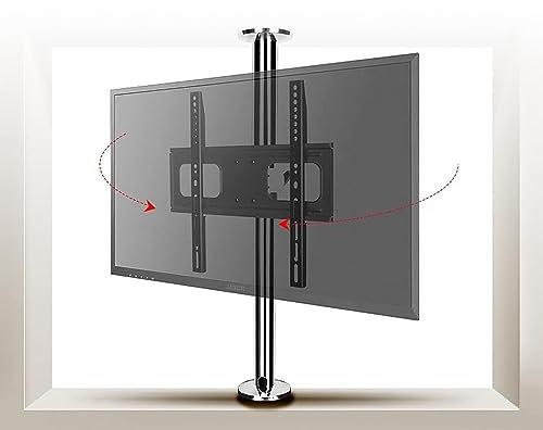 LCD TV Marco Giratorio de 360 Grados Soporte de Piso Partición Marco Giratorio Gabinete de TV Giratorio Base giratoria, para TV de 32-55 Pulgadas (Size : 66-82CM)