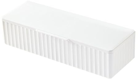 AITIME 2 Pack Daily Contact Lens Storage Organizer, Travel Contact Lens Case Dispenser for All Brands Daily Colored Lens, Disposable Contact Lens Holder Organizer (White)