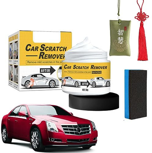Gienslru Scratch Repair Wax for Car, Car Scratch Remover for Deep Scratches, Nano Car Scratch Removal Repair, Nano Crystal Coating Car Ceramic Polishing Wax, Polishing Compound & Scratch Remover (*1)