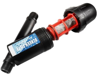 ZONADAH Filtro a rete da 1 pollice, a forma di Y, filtro per l'acqua da giardino, filtro per l'irrigazione a goccia