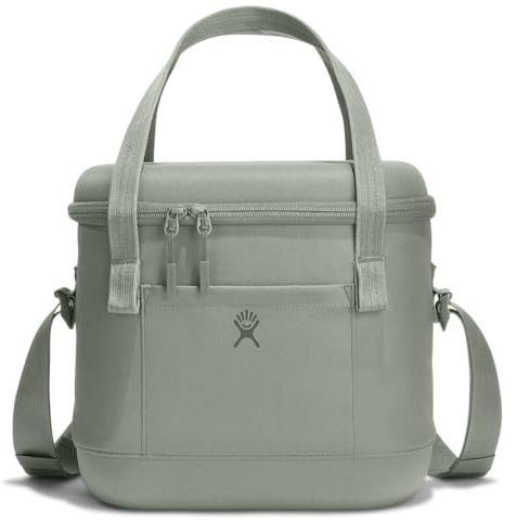 Hydro Flask - Carry Out Soft Cooler 12 L (12,7 qt) - Isolierte Softkühltasche mit breiter Öffnung und leichtem Design - Hält bis zu 24 Stunden kalt - Aus recyceltem Polyester - Agave