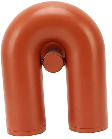 HWGING U-förmige Wandleuchte aus Eisen, ABS, Nordisch, Modern, Warmes Licht, Dekorative Wandlaterne in U-Form Hotelflur, 85 Bis 265 V (Orange)