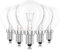 SCNNC Backofenlampe 300 Grad Hitzebeständig E14 Dimmbar, 230V Backofen G45 400LM Warmweiß 2700K, 45MM P45 Globe Klar Ofenlampe E14 für Ofen, Lava Lampe, Mikrowellen, 5 Stück