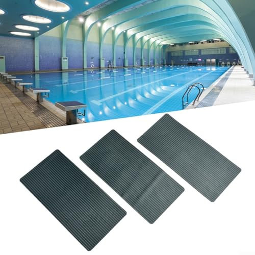 SMZhomeone 3 parches para cubierta de alberca, kit de parches de cubierta de seguridad para piscina, parches autoadhesivos, kit de reparación de parches de piscina, verde, patada de piscina (8 x 12