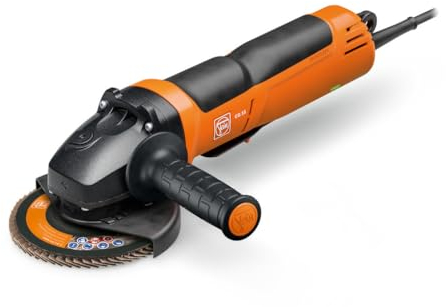 Fein Compact-Winkelschleifer CG 15-125 BLP Inox, Ø 125 mm, 1.500 W, für Edelstahlbearbeitung, mit bürstenlosem Motor, Sanftanlauf und Wiederanlaufschutz