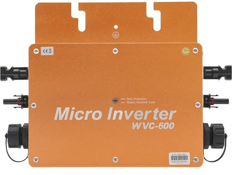 Solar Inverter Modul Wechselrichter, Modul Wechselrichter, WVC 600W Microinverter Solar Power Grid Tie PV Inverter Digital Controller für Stromerzeugungssysteme (WVC-600W)