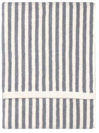 Yard Hebden Handtuch – Ultra Weich 100% Baumwolle Frottee Gestreift Luxus Badezimmer Handtuch (Grau – 50x100cm)