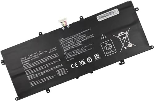 FlyZythrol 15.48V 67Wh C41N1904 C41N1904-1 laptop battery Compatible With Asus VivoBook S14 Zenbook Flip S13 UX371EA UX363EA 13 UX325EA 14 UX425EA UX425JA series C41N19041 02B200-03660500