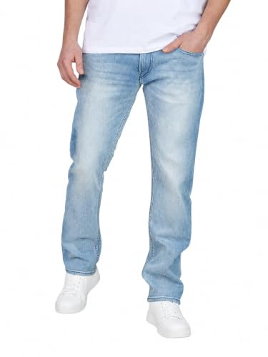 Replay Herren Jeans Grover Straight-Fit mit Comfort Stretch | Denim Blau 29 30 31 32 33 34 36 38 40
