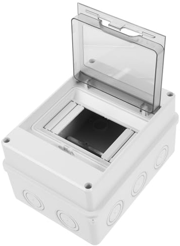 WOONEKY Verteilerschutzkasten aus Abs Undpc für Außenbereich mit Einfacher Bedienung und Schneller Installation Modell Ht-5 Way Elegantes Design