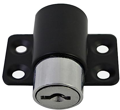 BESTonZON Schiebefenster-sicherheitsverschluss Für Junge Mädchen Verstellbarer Stopper Mit Schlüssel Einfache Installation Ohne Bohren Robuster Schutz Für Fenster Und Türen Schwarz